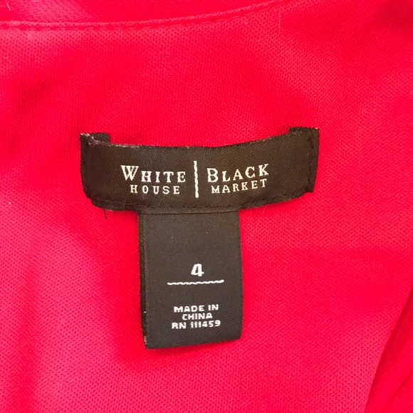 White House Black Market dress Sz 4 - Picture 4 of 4